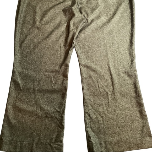 Lane Bryant Tan Flare Trousers, Stretch, Plus Size 28 - Picture 3 of 8